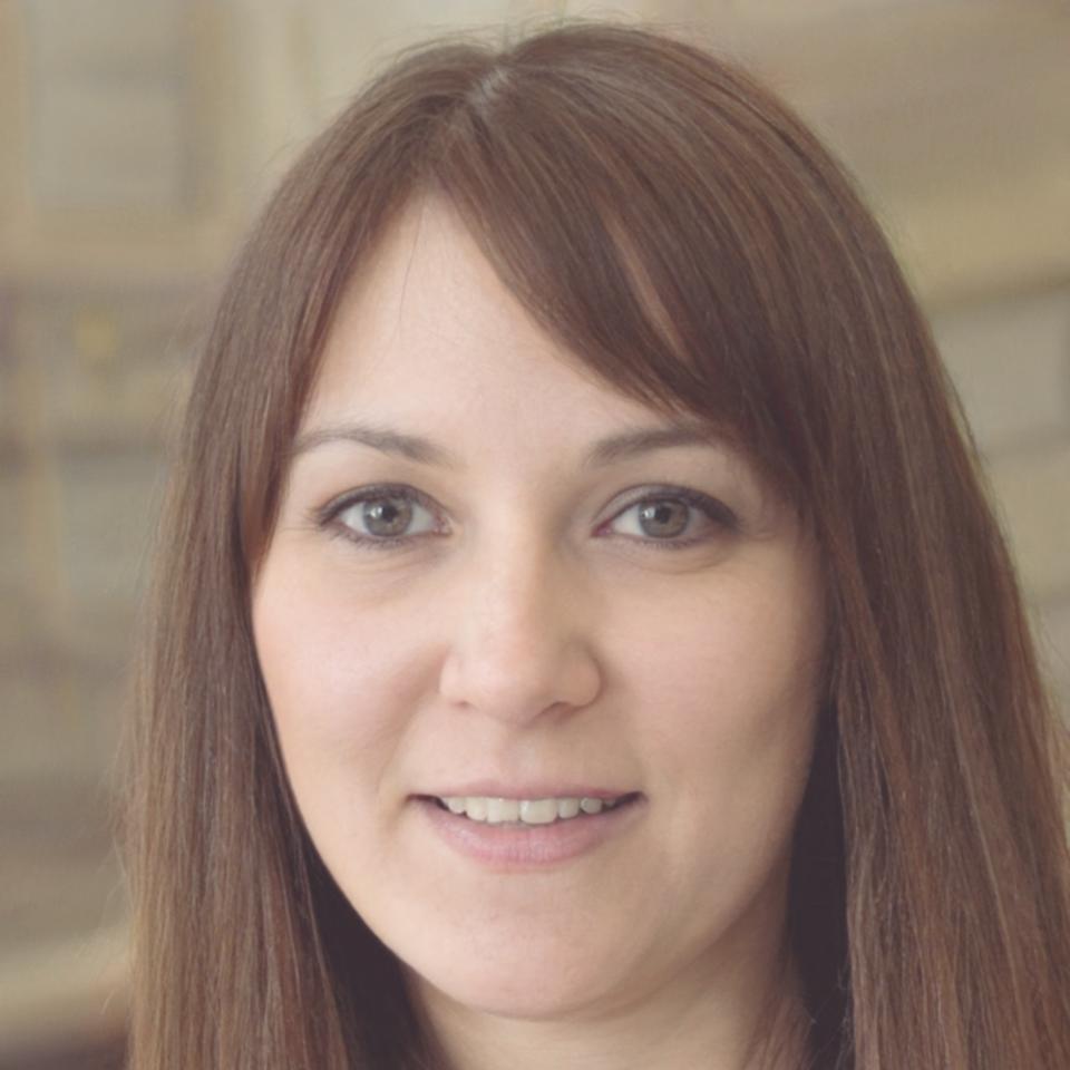 Zufriedene Kundin
